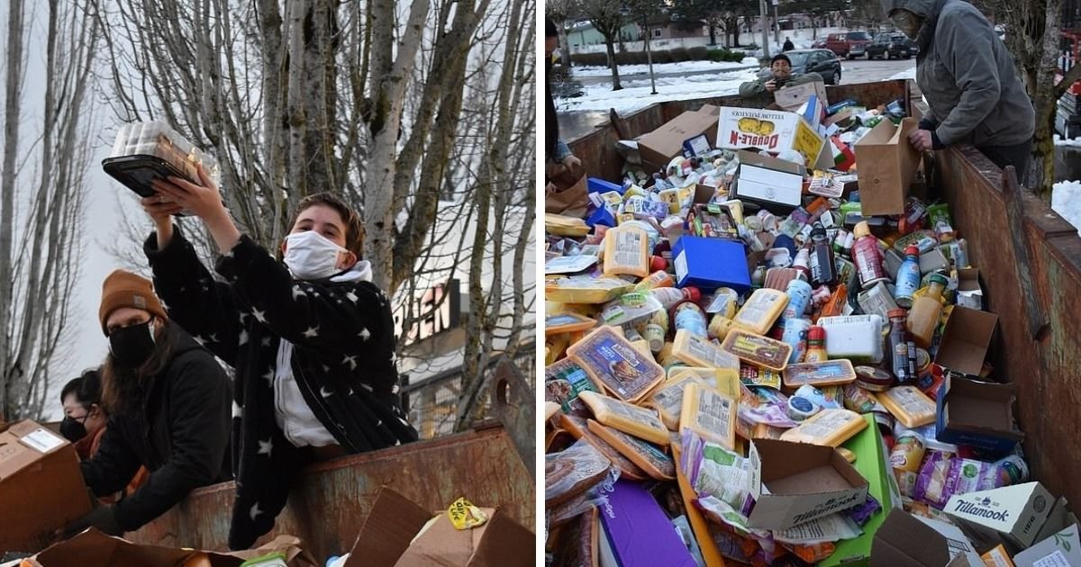 untitled design 12 4.jpg?resize=412,275 - Officers Called To Guard Food Thrown Into Dumpsters By Store After Their Freezers Had Failed