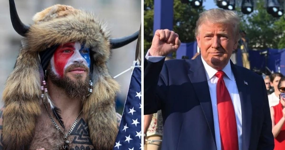 untitled design 16 1.jpg?resize=412,232 - QAnon Shaman's Lawyer Compares Donald Trump To Cult Leader Jim Jones