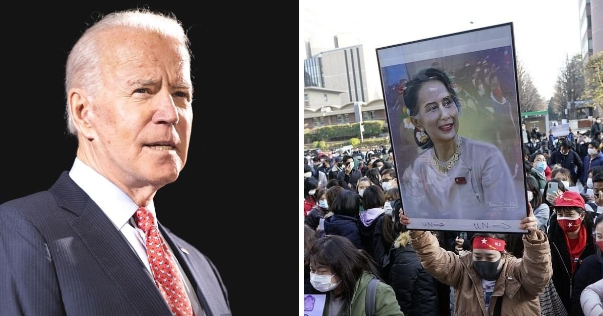 untitled design 2 1.jpg?resize=412,232 - Biden Threatens Myanmar With Sanctions After Military Arrests Elected Leaders In A Coup