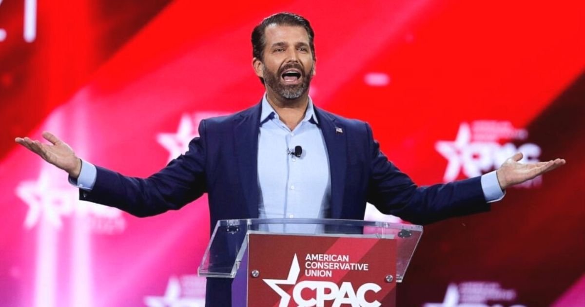 untitled design 2 10.jpg?resize=1200,630 - Donald Trump Jr. Takes A Swipe At Biden In Fiery CPAC Speech Days Before His Father Is Set To Address Republicans