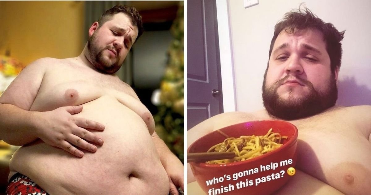 untitled design 24.jpg?resize=412,232 - 'I Love My Body' Man Who Gained Nearly 200 Pounds On Purpose Insists He Is Healthy Because Of The Food He Eats