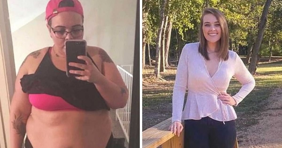 untitled design 5 10.jpg?resize=412,232 - Woman Addicted To Fast Food Is Left Unrecognizable After Losing Over 150 Pounds