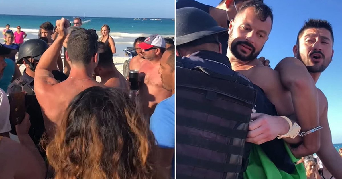 wwwwwwww.jpg?resize=1200,630 - Gay Couple Handcuffed & Arrested By Cops For Kissing On Beach