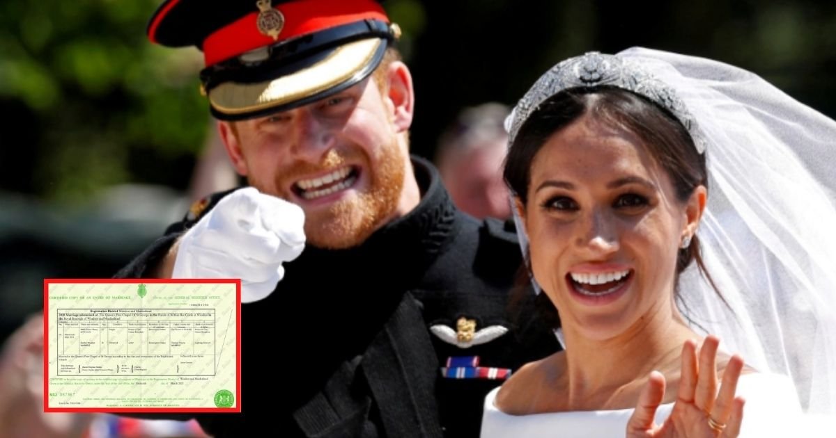 1 116.jpg?resize=412,275 - Meghan Markle & Prince Harry’s Marriage Certificate Proves They Did Not Wed In Private