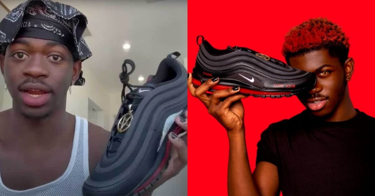 1 162.jpg?resize=1200,630 - Rapper Lil Nas X Releases Controversial ’Satan Shoes’ That Contains Human Blood