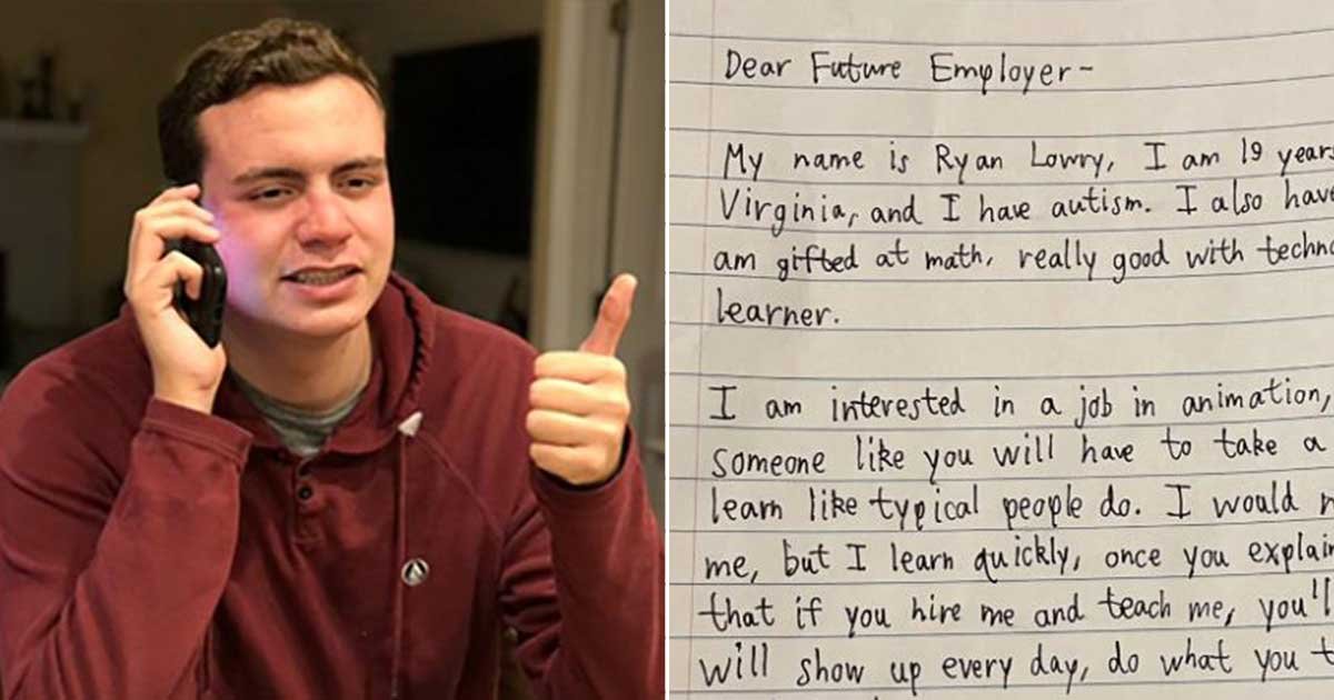 1 80.jpg?resize=1200,630 - Young Man With Autism Writes Cover Letter Asking Future Employers To “Take A Chance On Me”