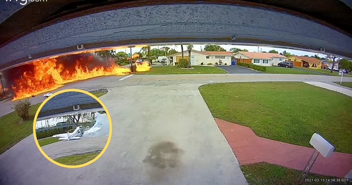 1 92.jpg?resize=1200,630 - Doorbell Camera Captures Horrifying Scene Of A Plane Crash, Killing Three People