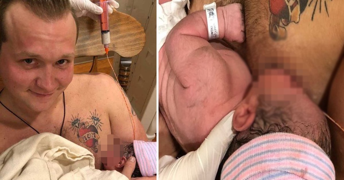 adfsdff.jpg?fit=1024%2C538&ssl=1&strip=all - This Dad Breastfeeds His Baby Daughter Since The Mum Can't