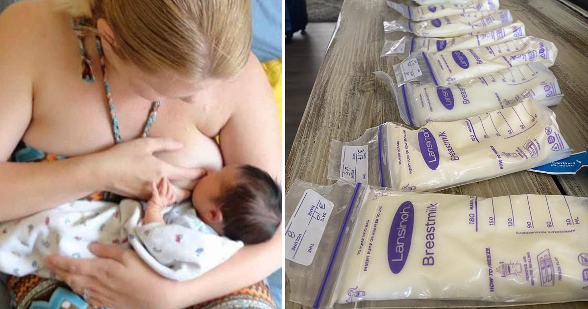 ahahah.jpg?resize=1200,630 - Mom Enraged As Airport Security Officials Trash Her '140 Ounces' Of Breastmilk Which She Collected After Pumping For 10 Hours Every Day