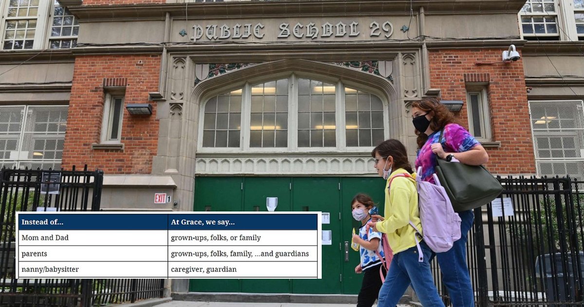 dsddfsdfsdf.jpg?resize=1200,630 - NYC School Asks Kids To Stop Using Words Like 'Mom' & 'Dad'