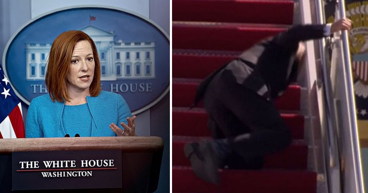 ffff.jpg?resize=1200,630 - White House Blames 'Air Force One's Stairs' For President Biden's Recent Fall