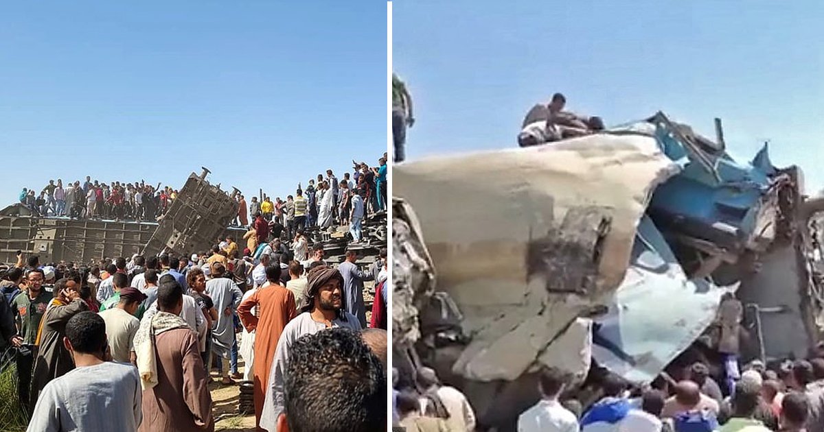 gggsssgg.jpg?resize=412,275 - JUST IN: At Least 32 People Killed And Dozens More Injured As 2 Trains Derail In Deadly Head On Collision In Southern Egypt