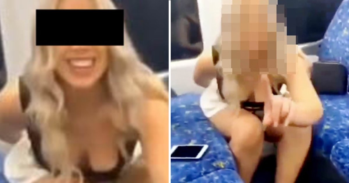 gsgsgsgggg.jpg?resize=412,275 - Woman Caught Urinating On Public Train Before Wiping Her Wet Hands Over Seats