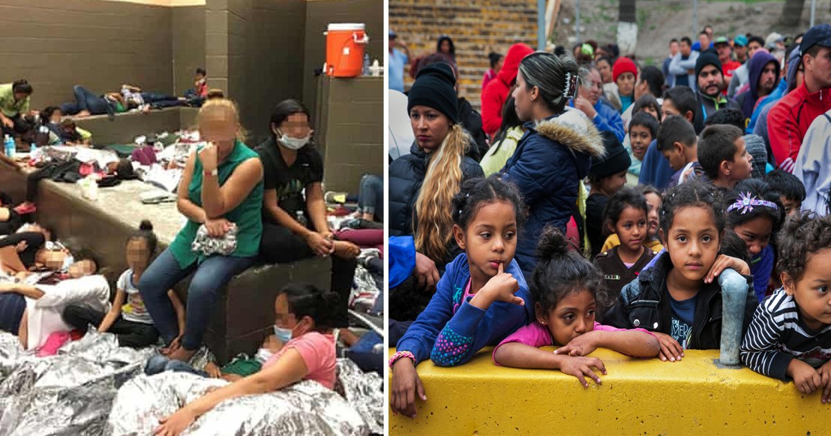 hhhhhhhh.jpg?resize=412,232 - New Images Show Heartbreaking Scenes Inside Texas's Overcrowded Migrant Facility