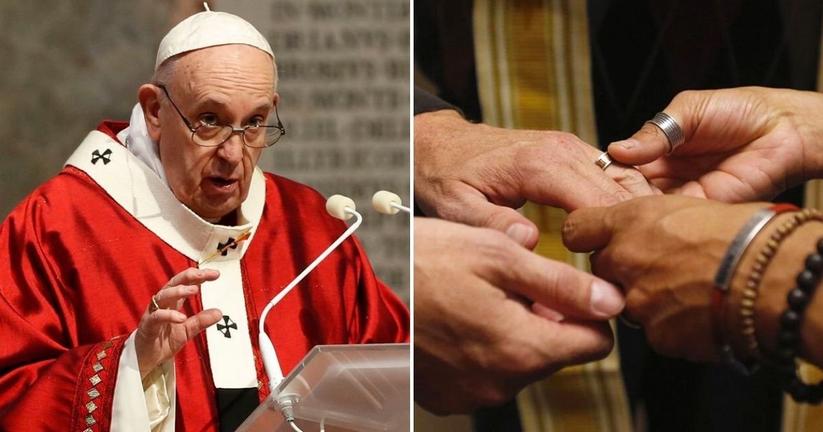 marriage.jpg?resize=412,232 - Catholic Church Cannot Give Blessing To Same-Gender Unions, Pope Francis Decrees