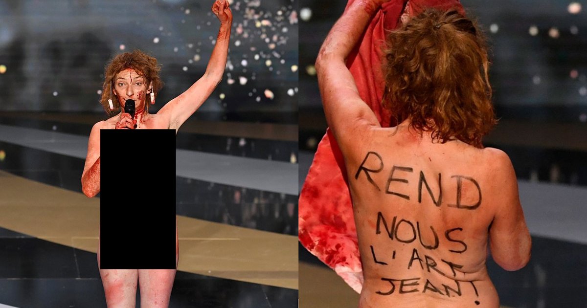 naked thumb.png?resize=1200,630 - Actress Performs A Call To Action Towards Government, Stages N*ked In Front of Thousands Of People At Award Show