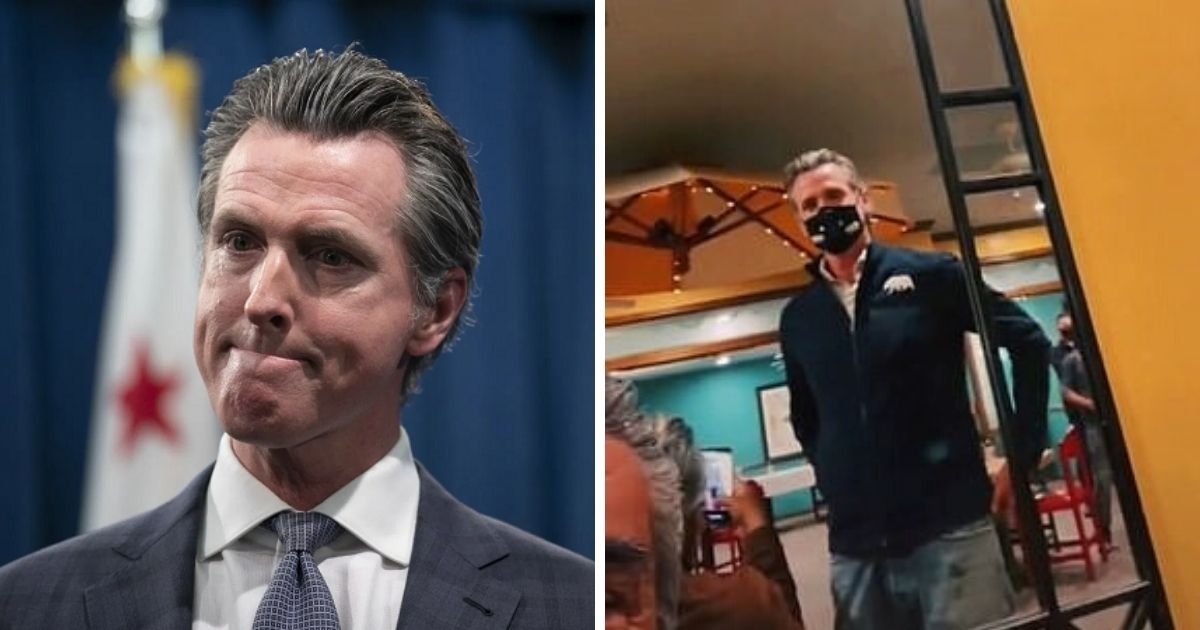 newsom5.jpg?resize=412,275 - Governor Slammed For Filming A TikTok Video Inside Restaurant After Banning Indoor Dining
