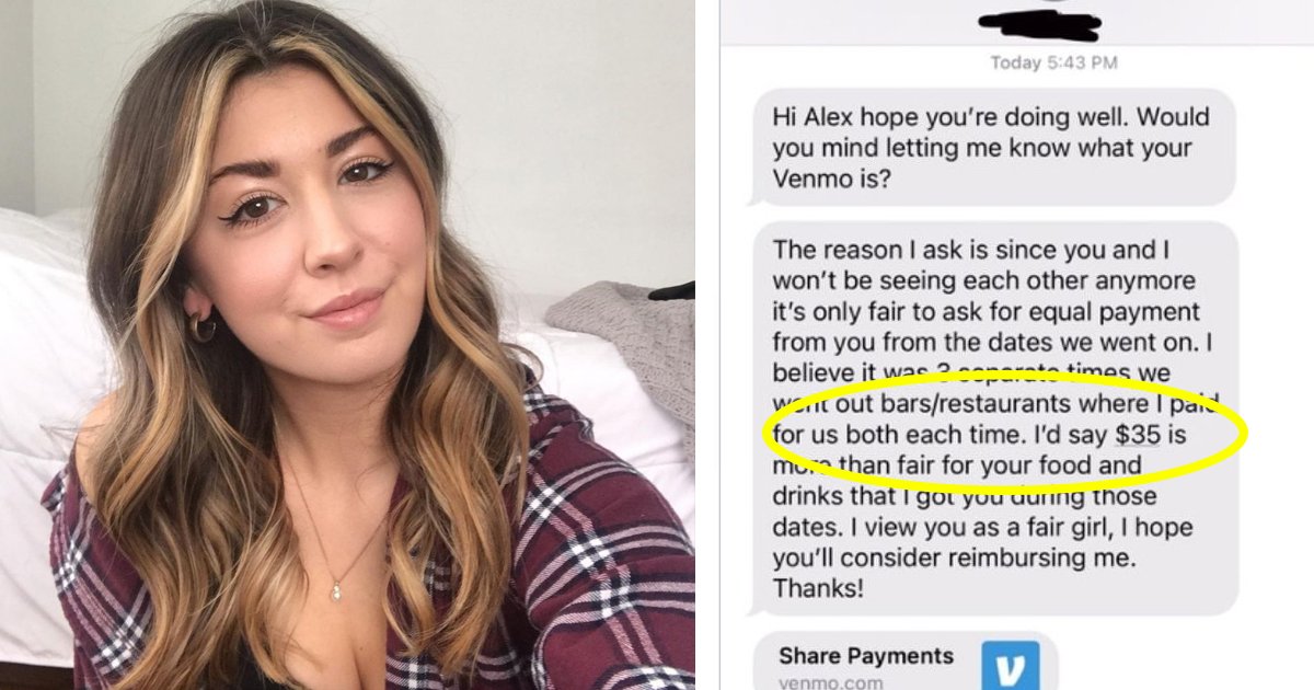 qwww.jpg?resize=1200,630 - Woman Baffled As Date Requests $35 Refund As She Doesn't Wish To See Him Again