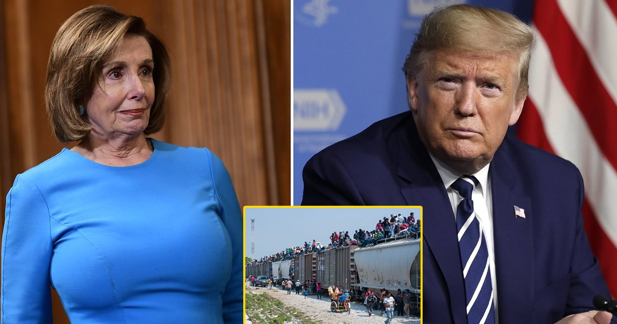 sgggg 1.jpg?resize=1200,630 - Nancy Pelosi Blames Trump For Migrant Crisis At Southern Border While Defending Biden