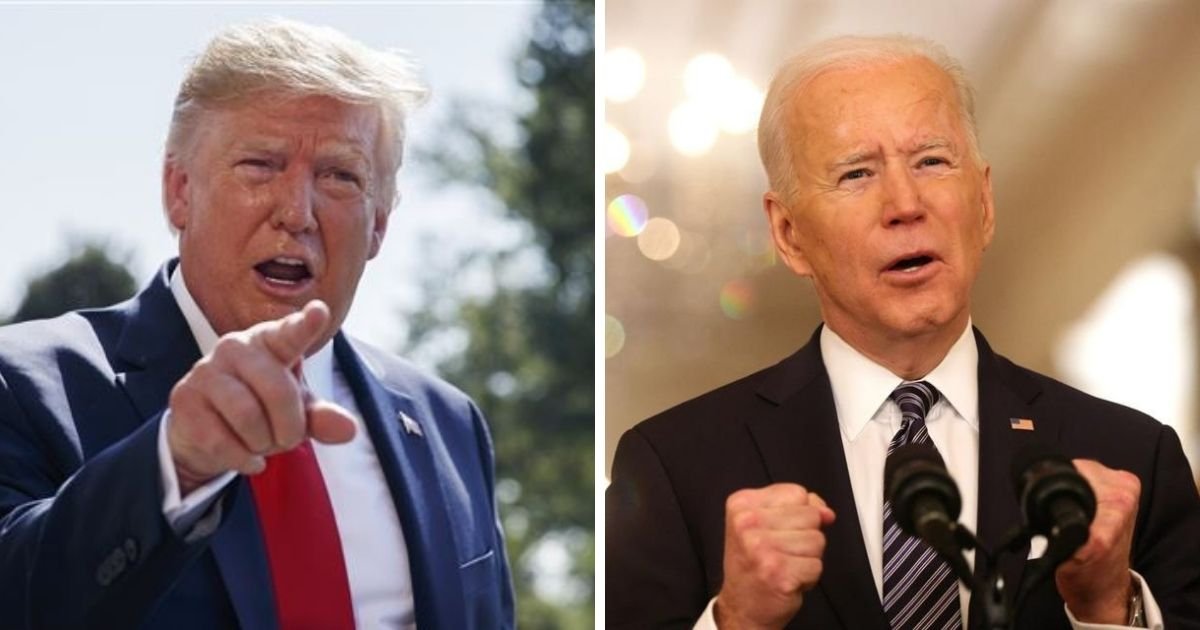 untitled design 31 1.jpg?resize=1200,630 - Trump Slams Biden After The President Blamed Him For The Border 'Crisis'