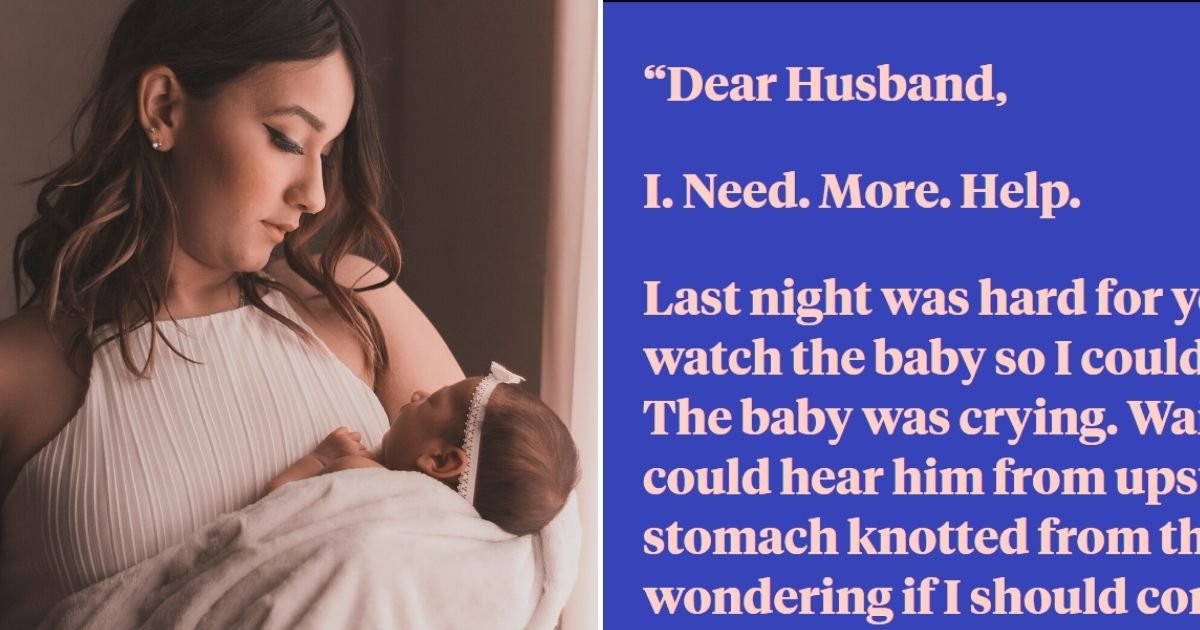 untitled design 57.jpg?resize=1200,630 - Exhausted Mother’s Brutally Honest Letter To Her Husband Goes Viral