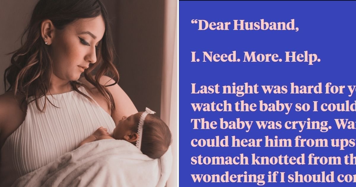 untitled design 57.jpg?resize=412,275 - Exhausted Mother’s Brutally Honest Letter To Her Husband Goes Viral