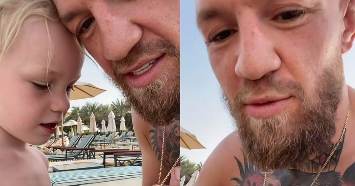 1 67.jpg?resize=412,232 - Conor McGregor Left People Horrified After He Urges His 3-Y.O Son To Punch A Kid In The Mouth