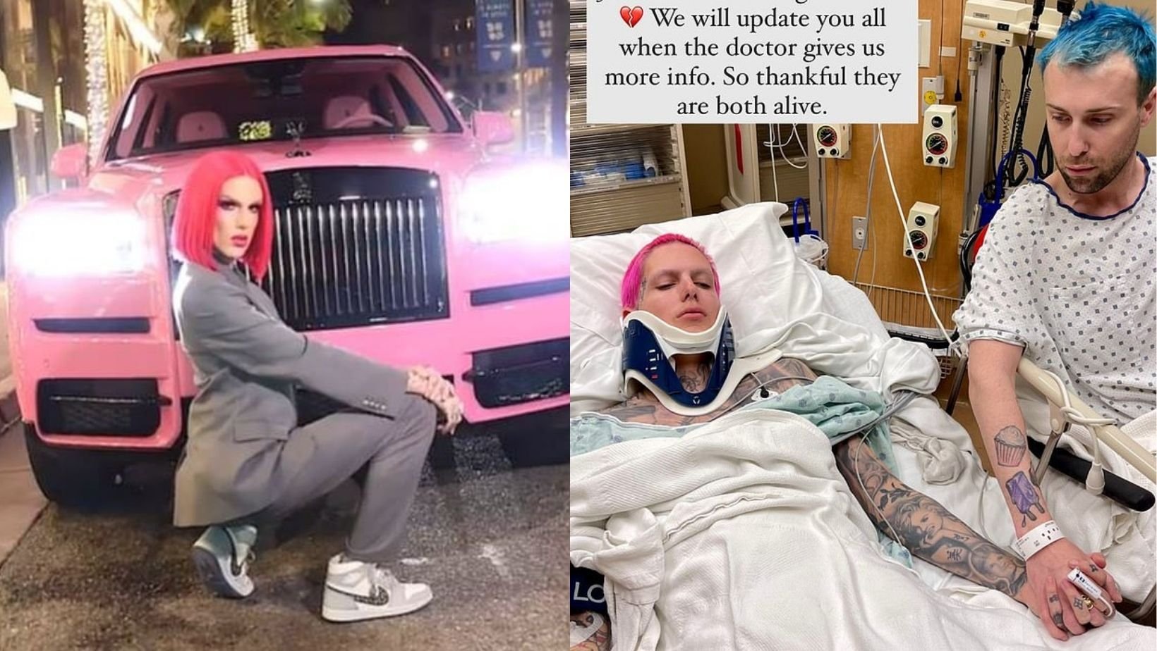 1 83.jpg?resize=1200,630 - YouTuber Jeffree Star Is Hospitalised After His Pink Rolls Royce Hits Black Ice In ‘Severe Car Accident’