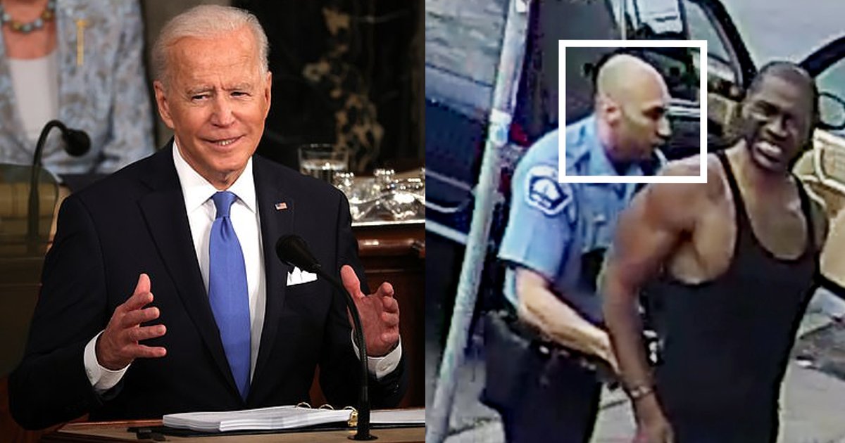 biden 1.png?resize=1200,630 - "White Supremacy Is TERRORISM!" President Joe Biden Enacting George Floyd Act On The Anniversary Of His Death In May
