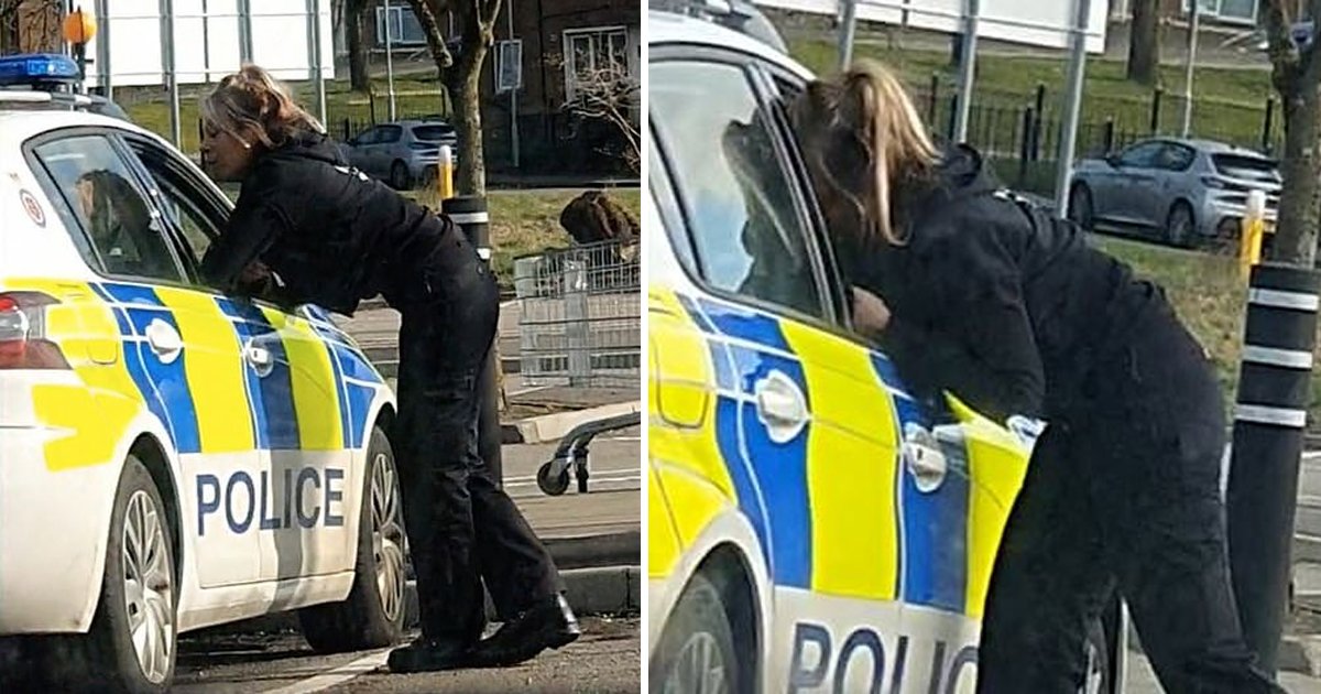 dfdfdfdfdd.jpg?resize=1200,630 - Police Officers Caught KISSING In Patrol Car For 20 Minutes Forced To Apologize