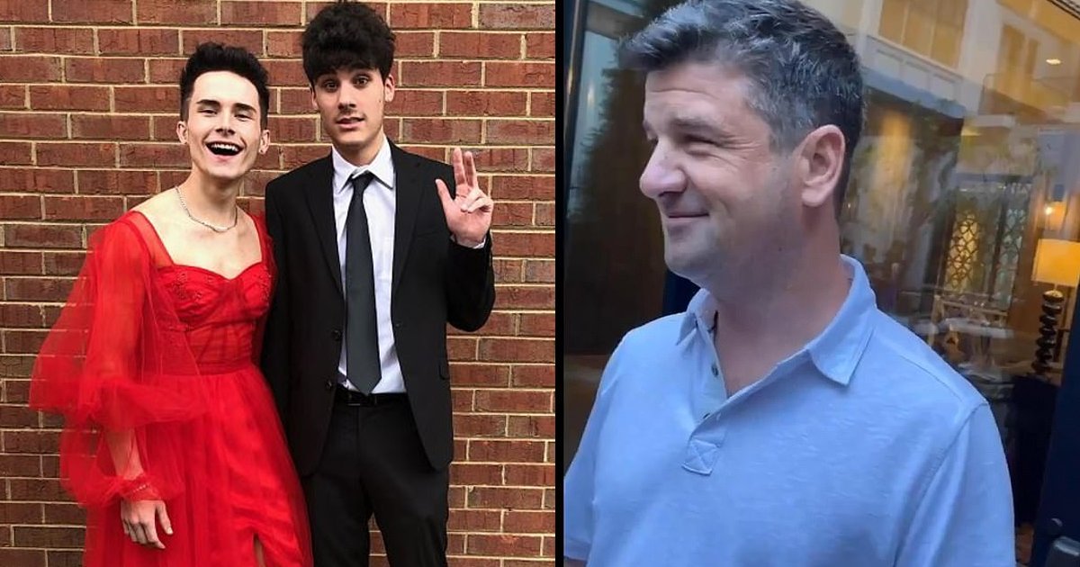 dress 1.png?resize=1200,630 - Homophobic Tennessee CEO Picks On Teenage Boy For Wearing A Dress To His Prom, Harassing Him Verbally For His Clothing Choices
