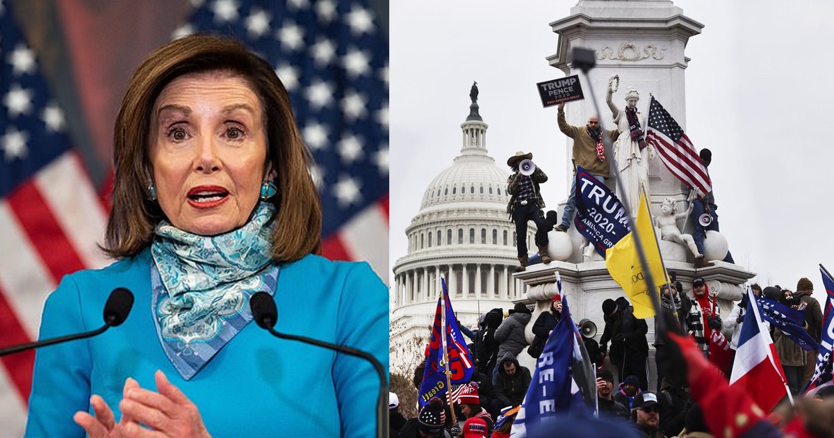 ffdddd.jpg?resize=1200,630 - Nancy Pelosi Claims She Could Have 'Battled' Off MAGA Rioters Using Her 4-Inch Stilettos