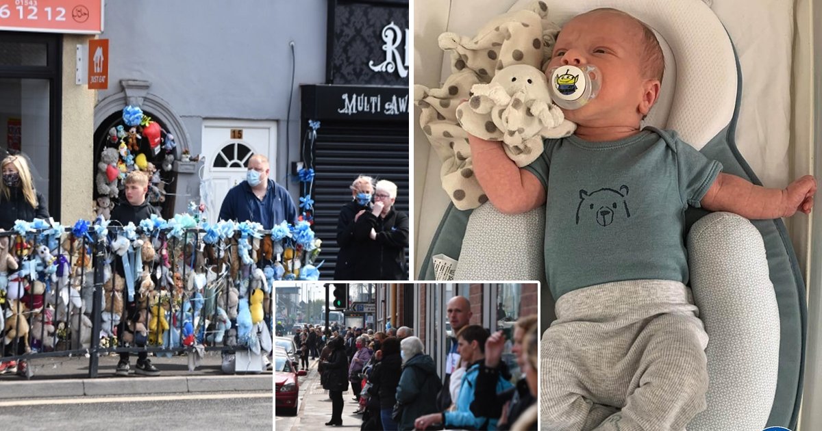 gddgdgdgd.jpg?resize=412,232 - Hundreds Line Streets To Bid '2-Week-Old' Baby Farewell Who Was Killed By Motorist That Slammed Into His Pram