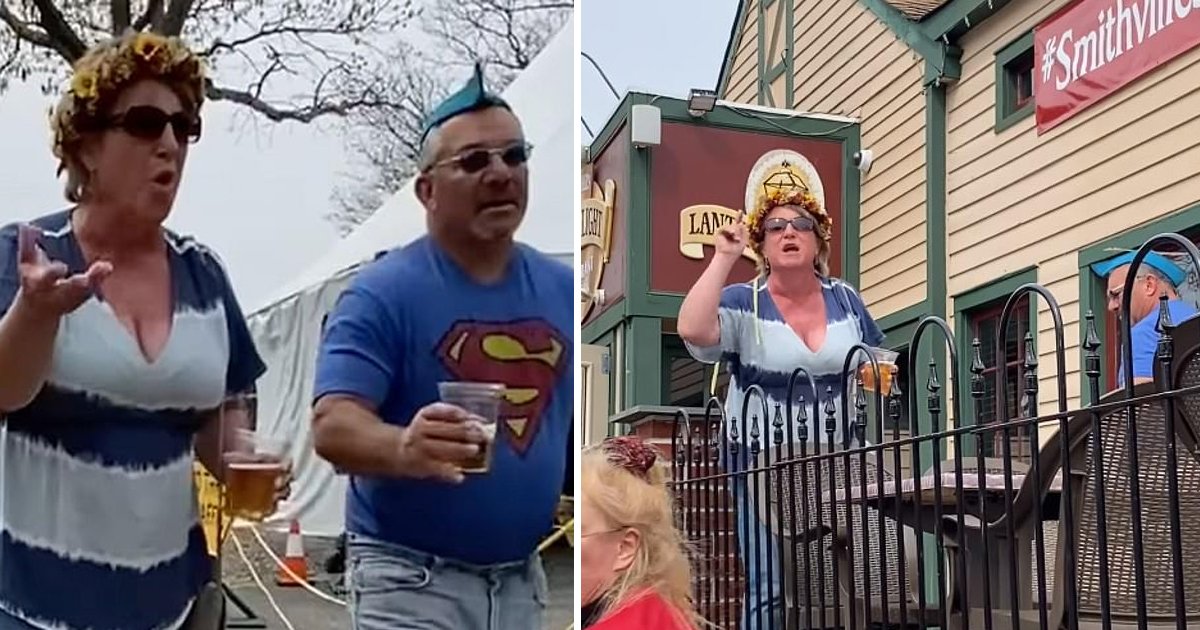 ggsgsggg.jpg?resize=412,232 - “She’s a Man”- NJ Vice Principal Caught Tossing Beer At Diners Who Filmed His Wife's Transphobic Rant