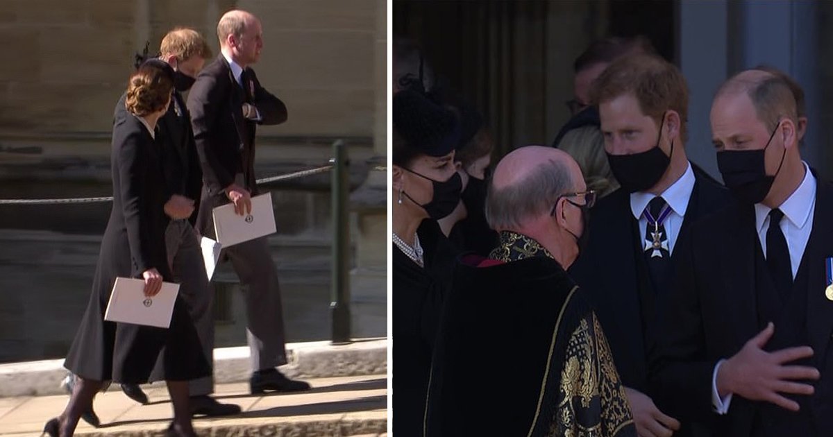 jjjj.jpg?resize=1200,630 - Prince Harry & Prince William Reunite For The First Time At Prince Philip's Funeral In Windsor