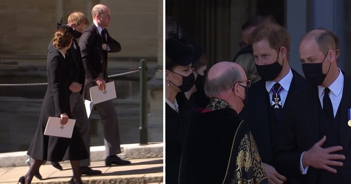 jjjj.jpg?resize=412,232 - Prince Harry & Prince William Reunite For The First Time At Prince Philip's Funeral In Windsor