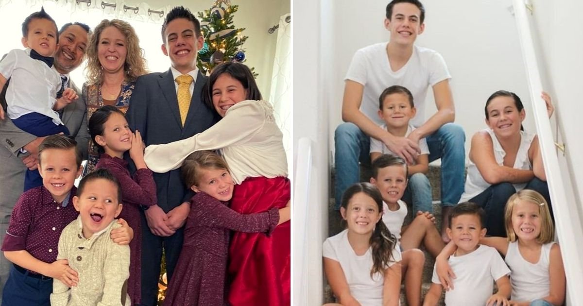 parents7.jpg?resize=1200,630 - Couple With Five Children Adopt SEVEN Kids Whose Parents Died In A Horrific Accident