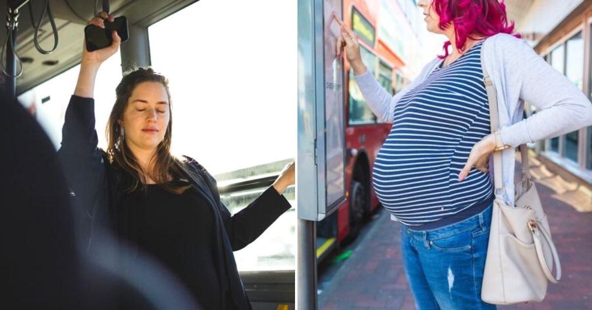 pregnant6.jpg?resize=1200,630 - Man Defends His Decision NOT To Give Up Bus Seat When Asked By A Pregnant Woman