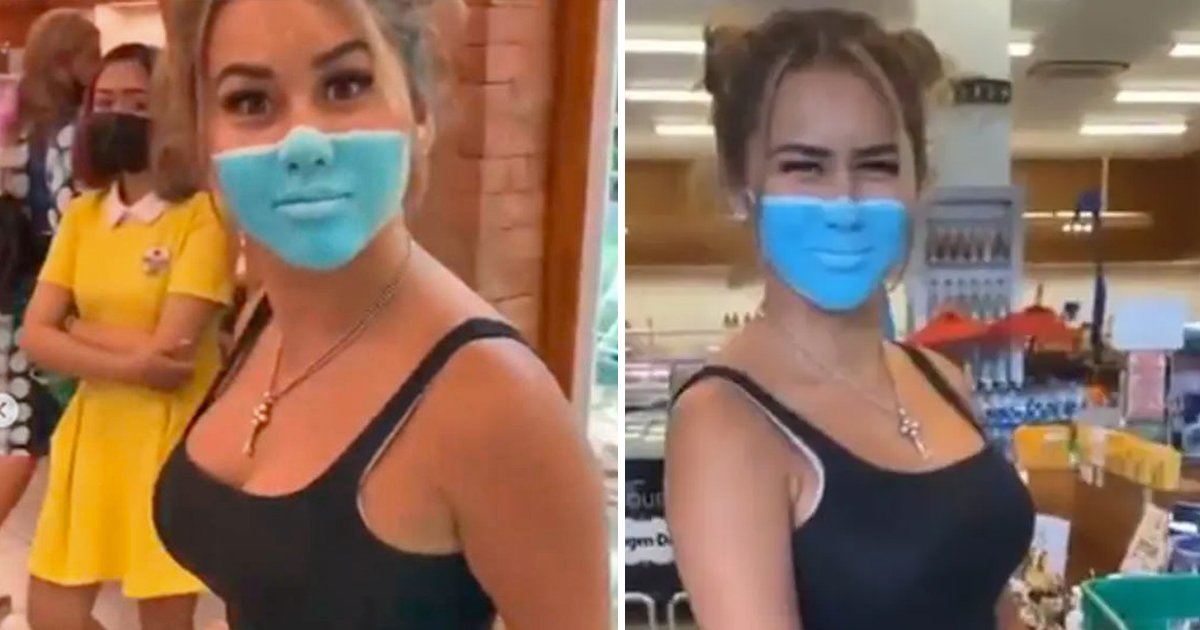 t1.jpg?resize=412,275 - Bali Influencer Gets Passport Seized For PAINTING Mask On Face Instead Of Wearing It