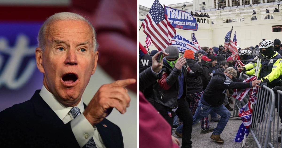 t8 6.jpg?resize=412,275 - President Biden SLAMMED For Referring To Capitol Riots As 'Worst Attack On Our Democracy Since Civil War'