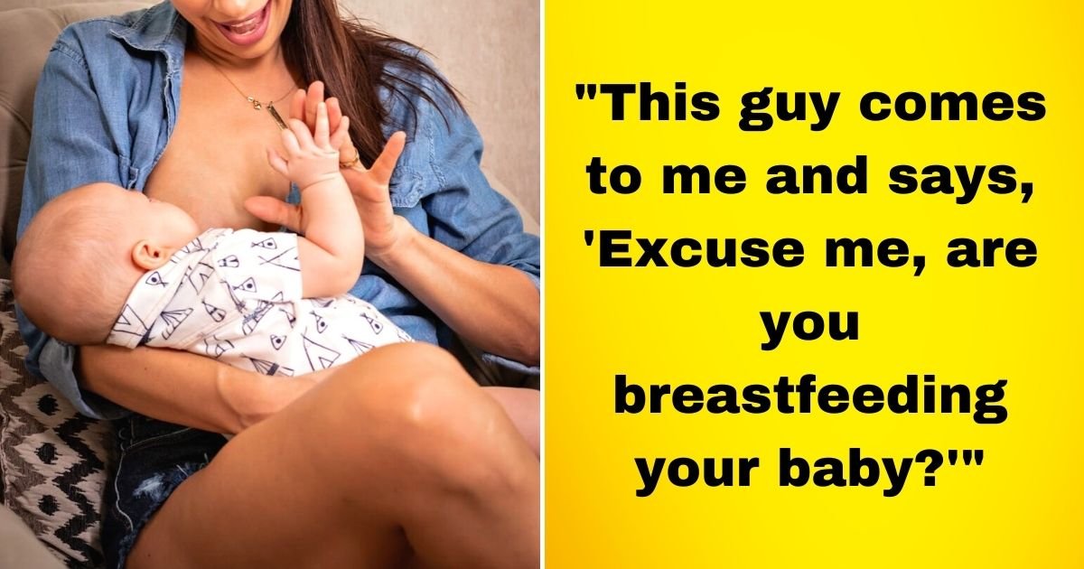 tanja7.jpg?resize=1200,630 - Man Tries To Shame A Mother For Breastfeeding Her 9-Month-Old Son In Public, Receives Savage Response From His Own Mother