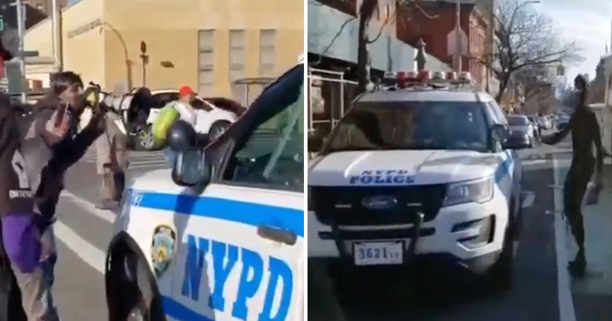 vsgsgsgsg.jpg?resize=412,232 - Harrowing New Video Shows Men Harassing & Displaying Hate Towards NYPD Officers