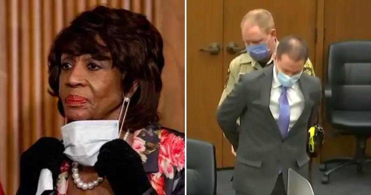 waters3.jpg?resize=1200,630 - Maxine Waters Says She's 'Not Celebrating' Following Guilty Verdict In Derek Chauvin Case Days After Her Trial Remarks Caused An Uproar
