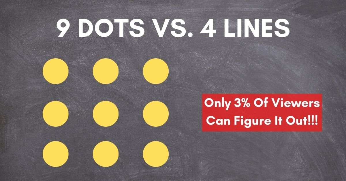 connect 4 dots using 3 lines