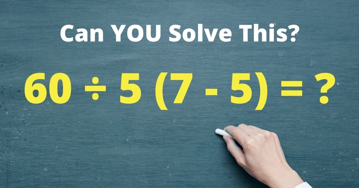 Simple Math Problem Divides The Internet After Viewers Share Different ...