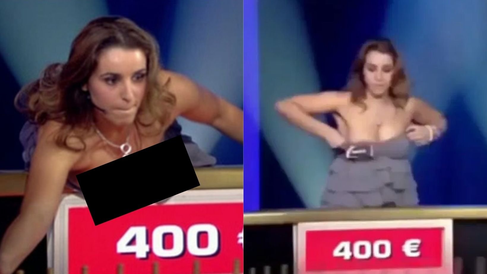 1 56.jpg?resize=412,232 - Gameshow Contestant Had A Flashy Wardrobe Fail That Exposed Her B**bs On Live TV