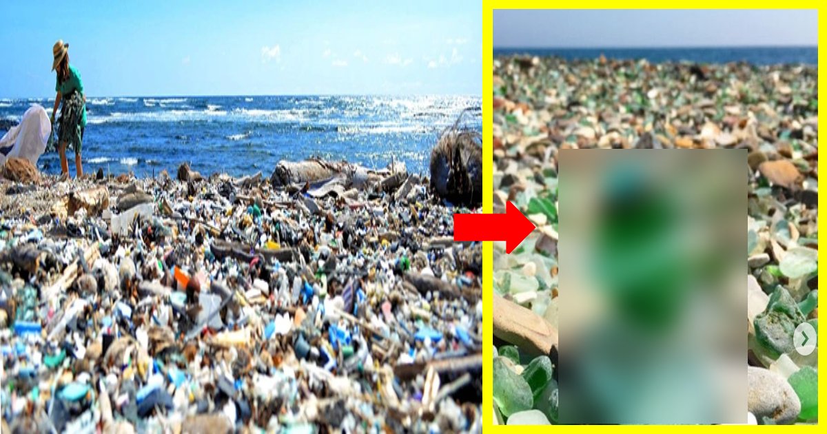 beautifulrock.png?resize=1200,630 - 人々が捨てたゴミにより汚くなった海辺が、自然により美しい「宝石」を作り出した！？ 「自然ってすごい！」