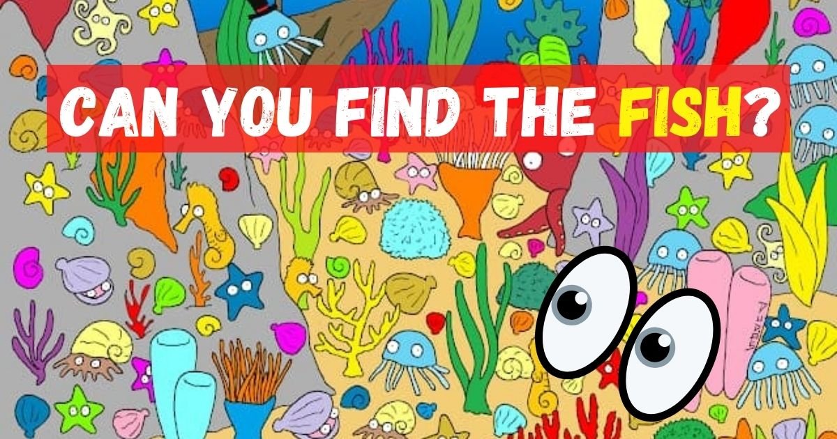 can you find the fish 1.jpg?resize=1200,630 - Can YOU Spot The Fish Hiding At The Bottom Of The Ocean In This Viral Picture