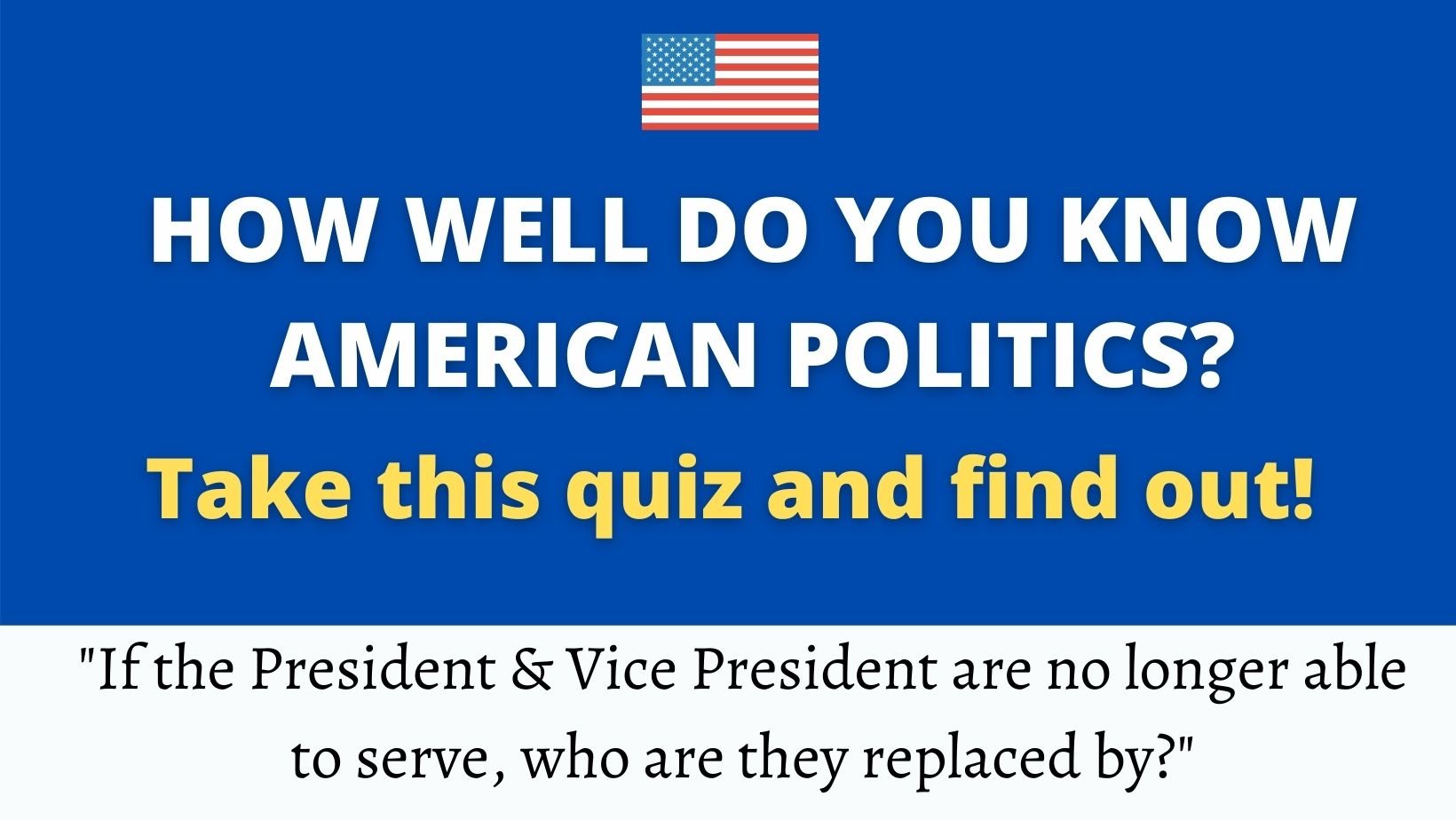 small joys thumbnail 8.jpg?resize=1200,630 - Let's Test Your Knowledge On Politics!