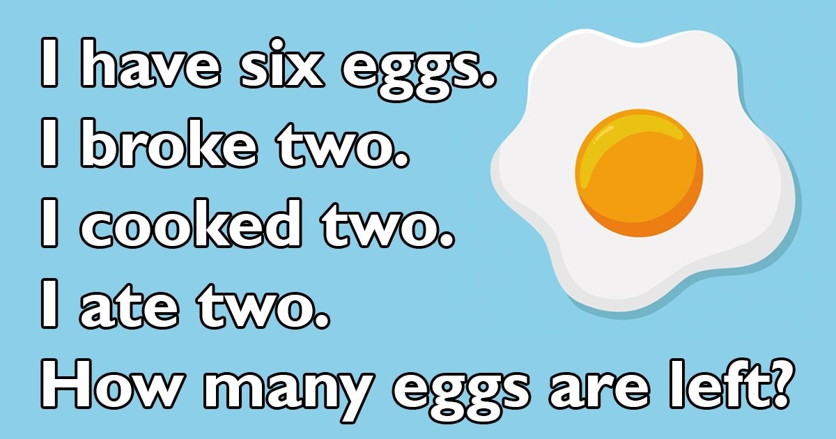 source the laugh club newsner.jpg?resize=412,275 - How Many Eggs Are Left? People Are Left Confused By This Tricky Puzzle About Eggs